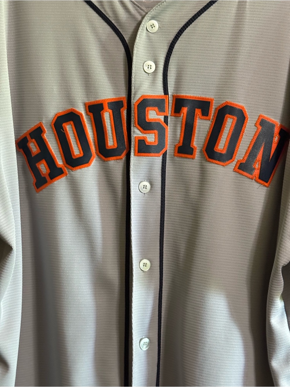 Bregman #2 Houston Baseball Jersey in Gray with Orange Trim